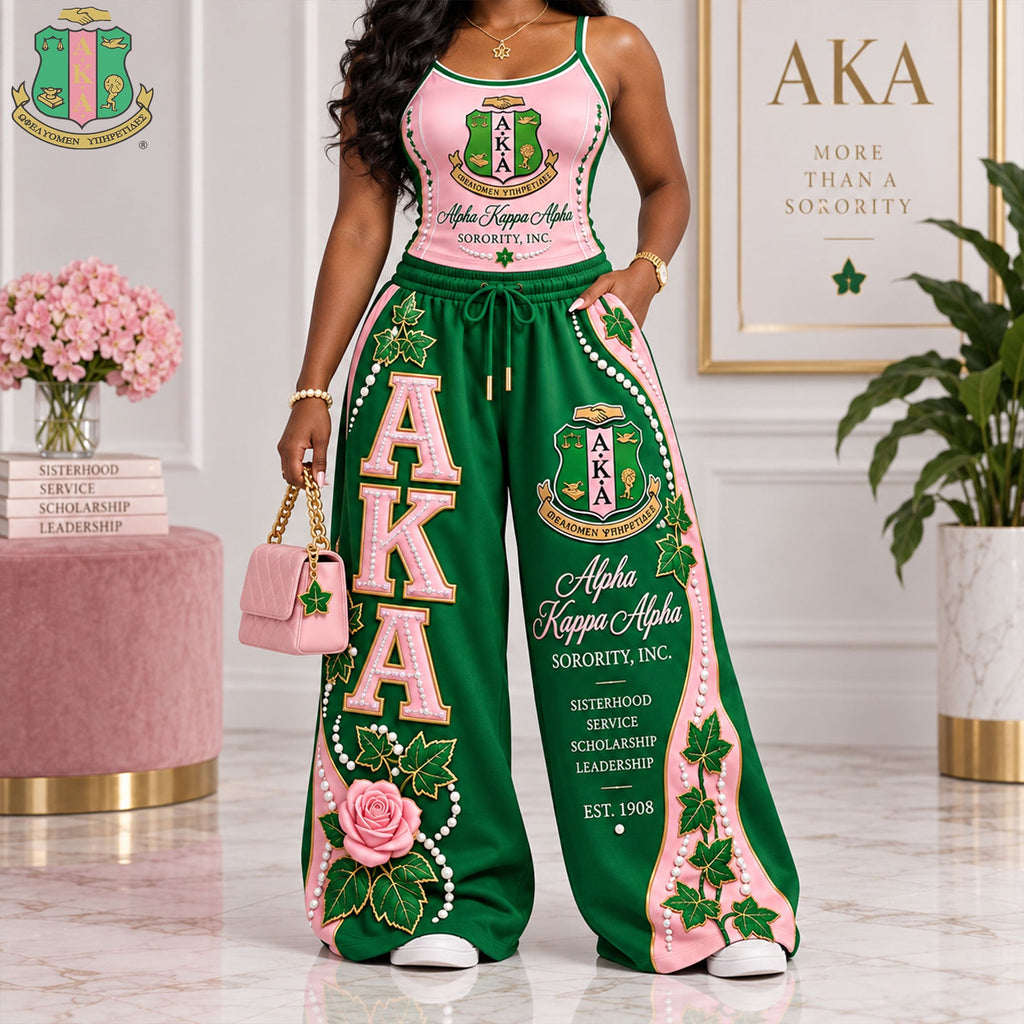 PREMIUM CAMI WIDE LEG PANTS SET HANNN TND AKA 2209263