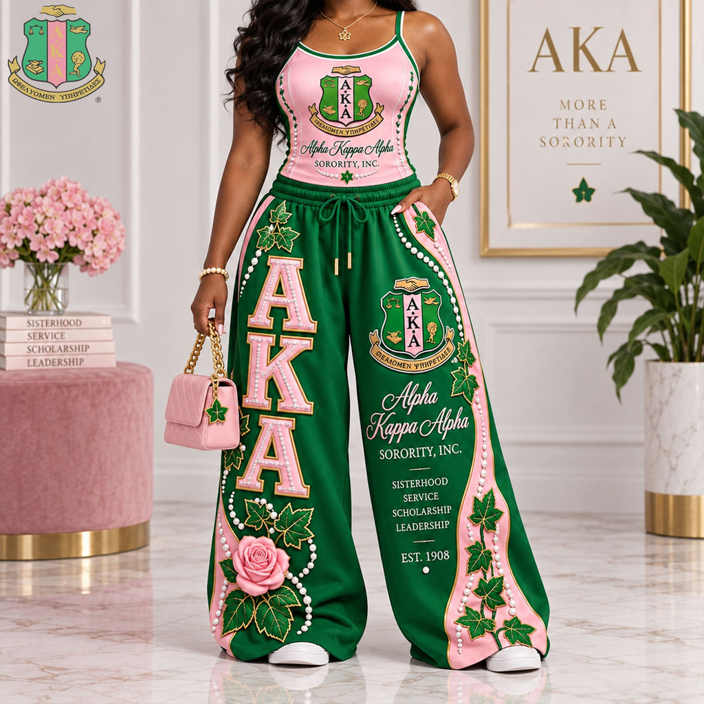 PREMIUM CAMI WIDE LEG PANTS SET HANNN TND AKA 2209263