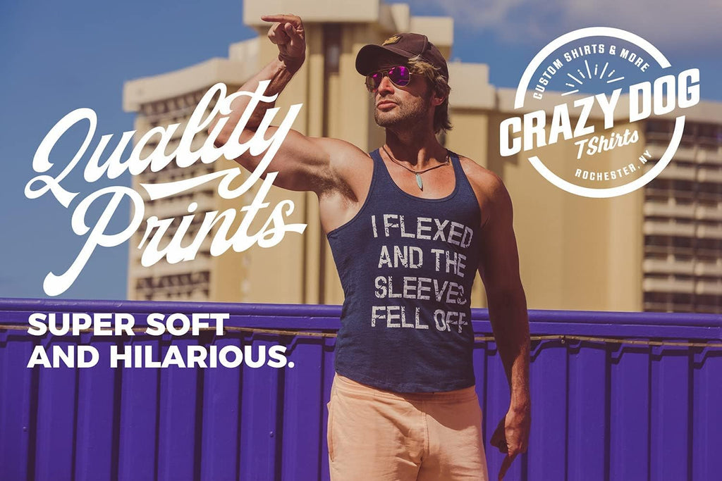 Crazy Dog Mens T Shirt Best Buckin Dad Ever for Amazing Dad Funny Fathers Day Tees