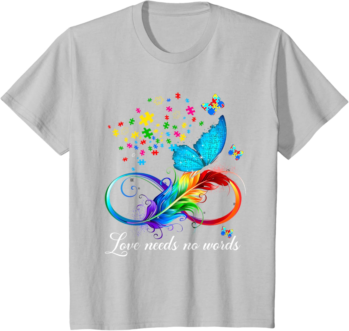 Love Needs No Words Autism Kids Mom Support Autism Awareness