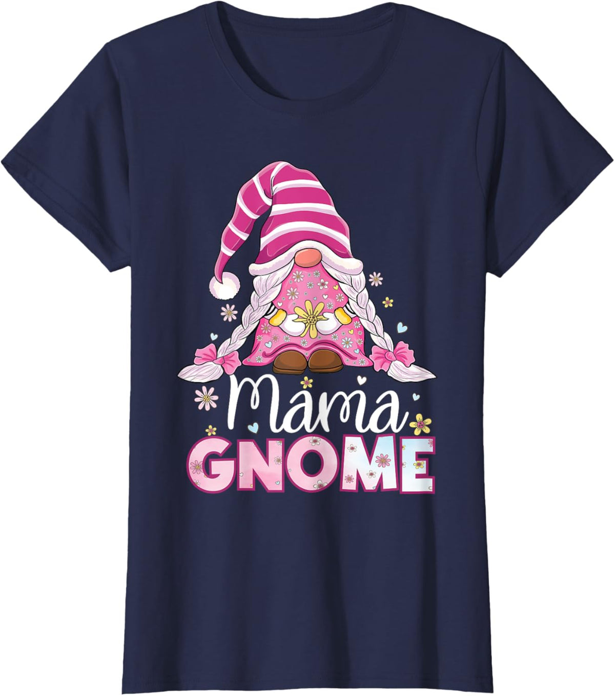 Flower For Mom Gnomies Cute Gnome Mom Happy Mother's Day