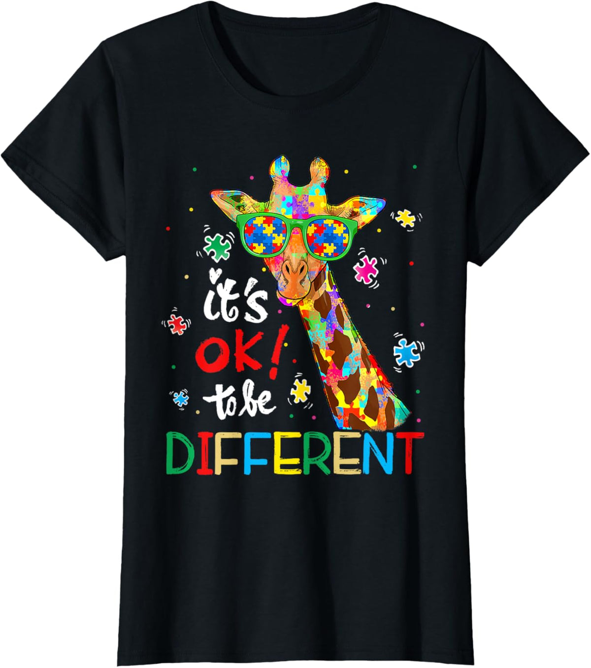 Autism Awareness Acceptance Women Kid Its Ok To Be Different