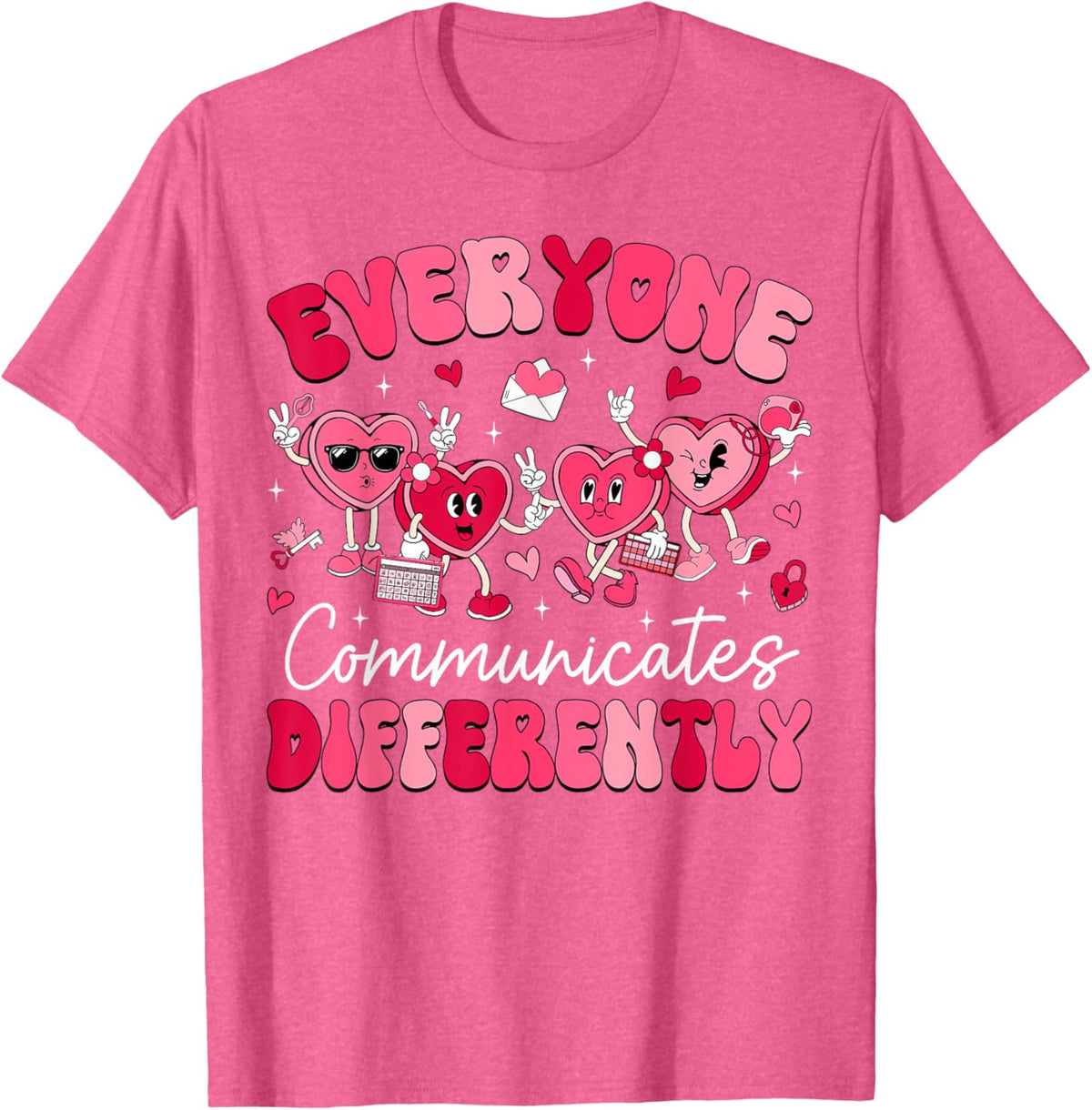 Everyone Communicates Differently Autism Valentines Day