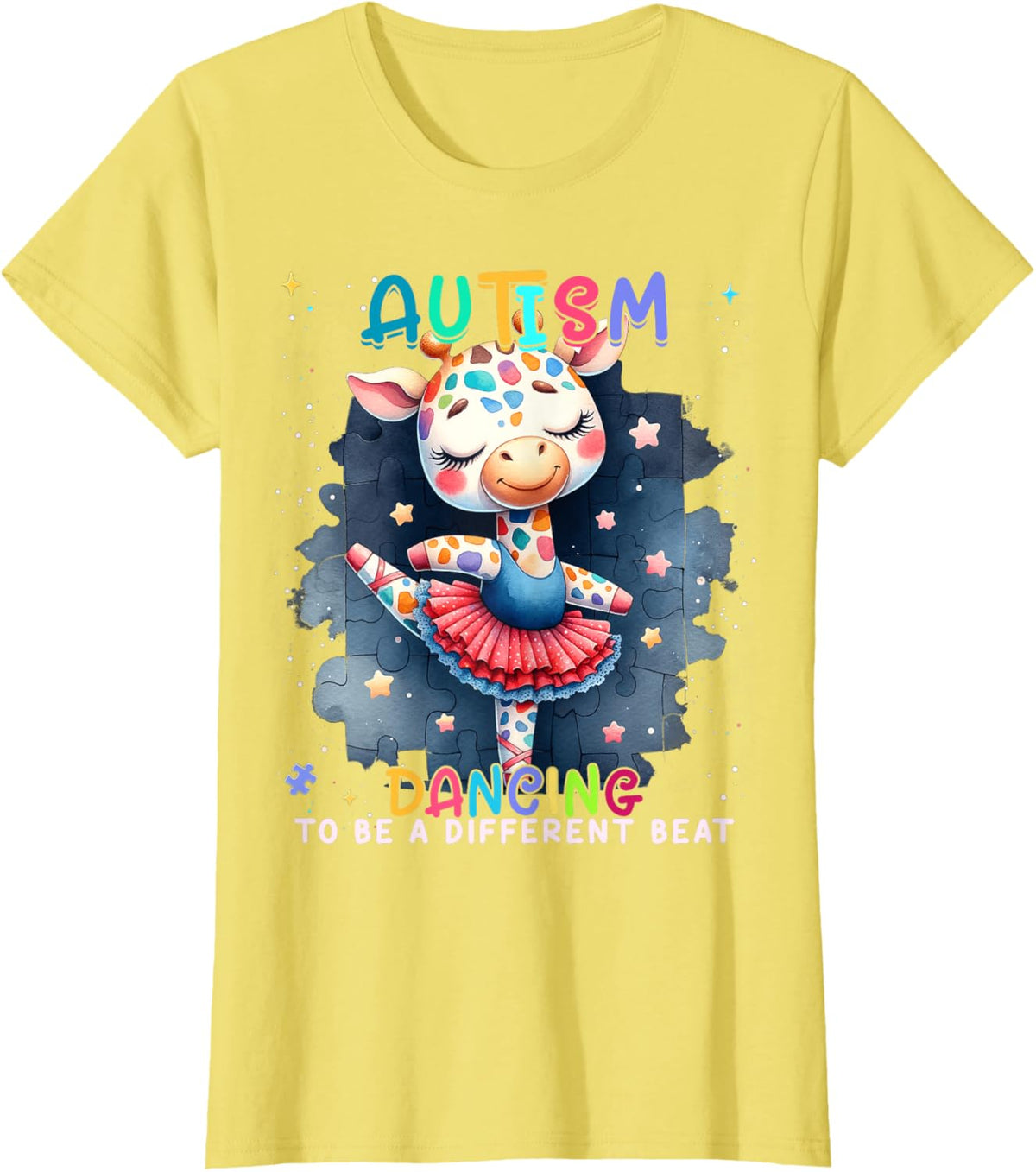 Autism Awareness Cute Unicorn Dancing To A Different Beat