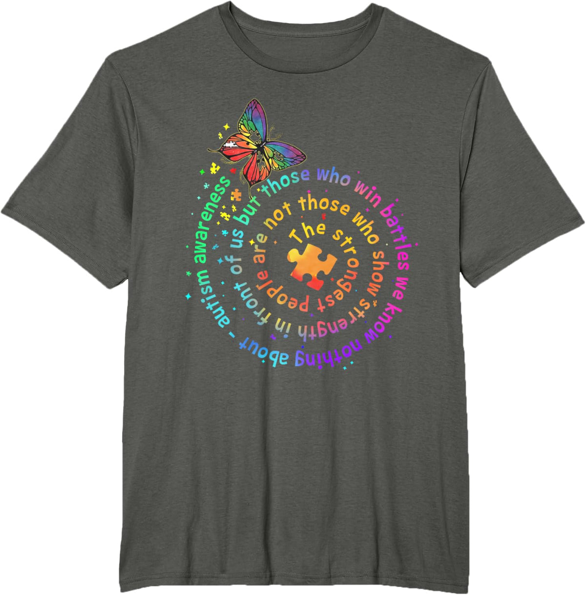 The Strongest People Butterfly Autism Awareness