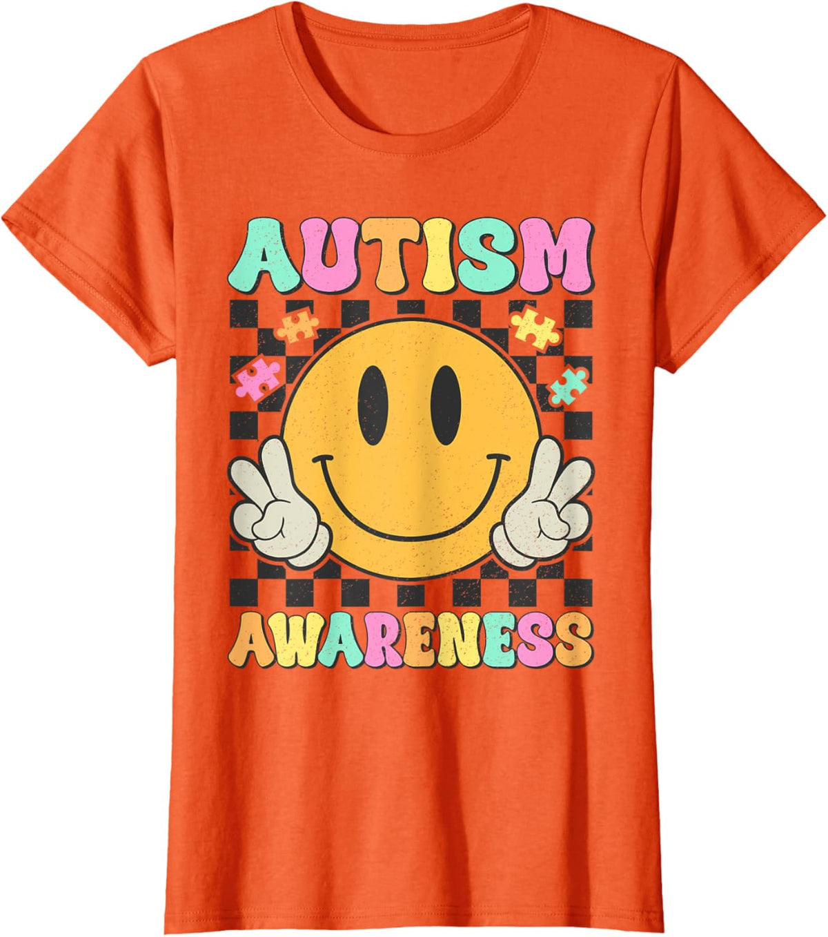 Autism Awareness Kids Men Women Smile Face Autistic Autism