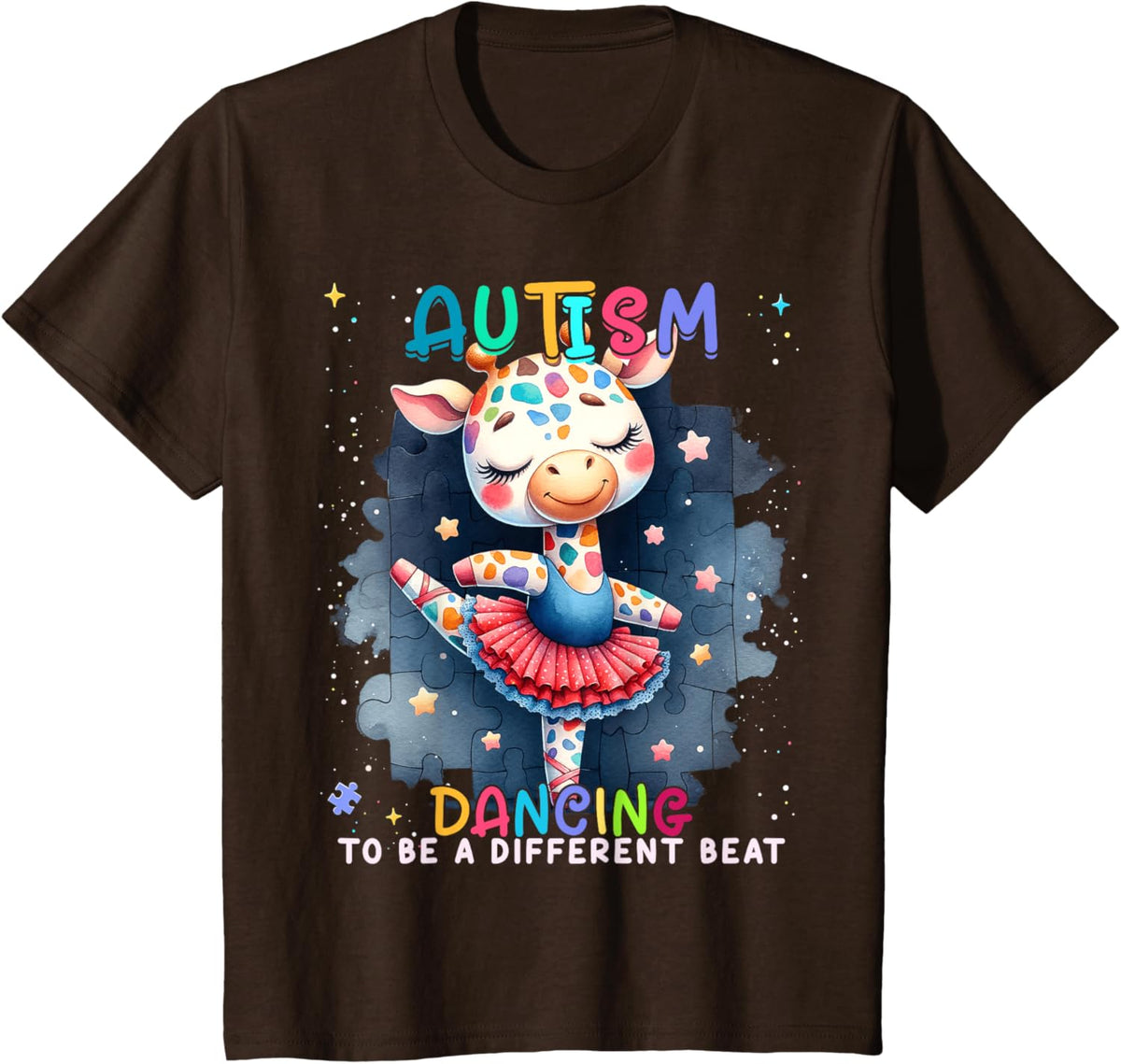 Autism Awareness Cute Unicorn Dancing To A Different Beat
