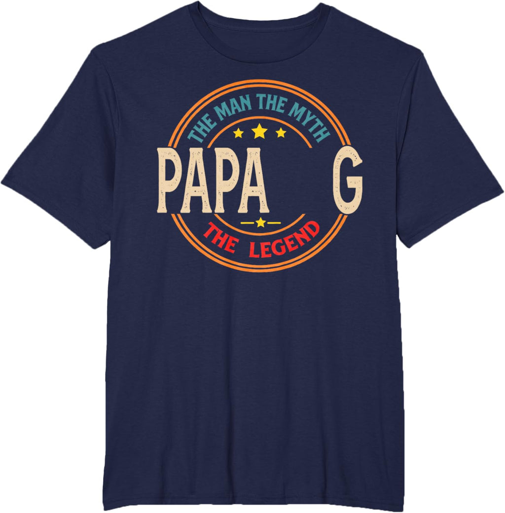 PAPA G The Legend The Man, Funny PAPA G Fathers Day