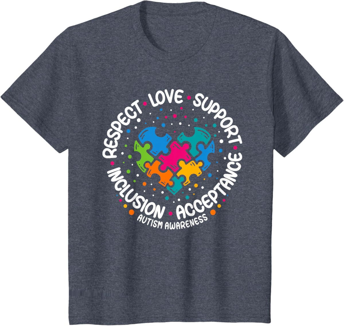 Autism Awareness Respect Love Support Blue Autism