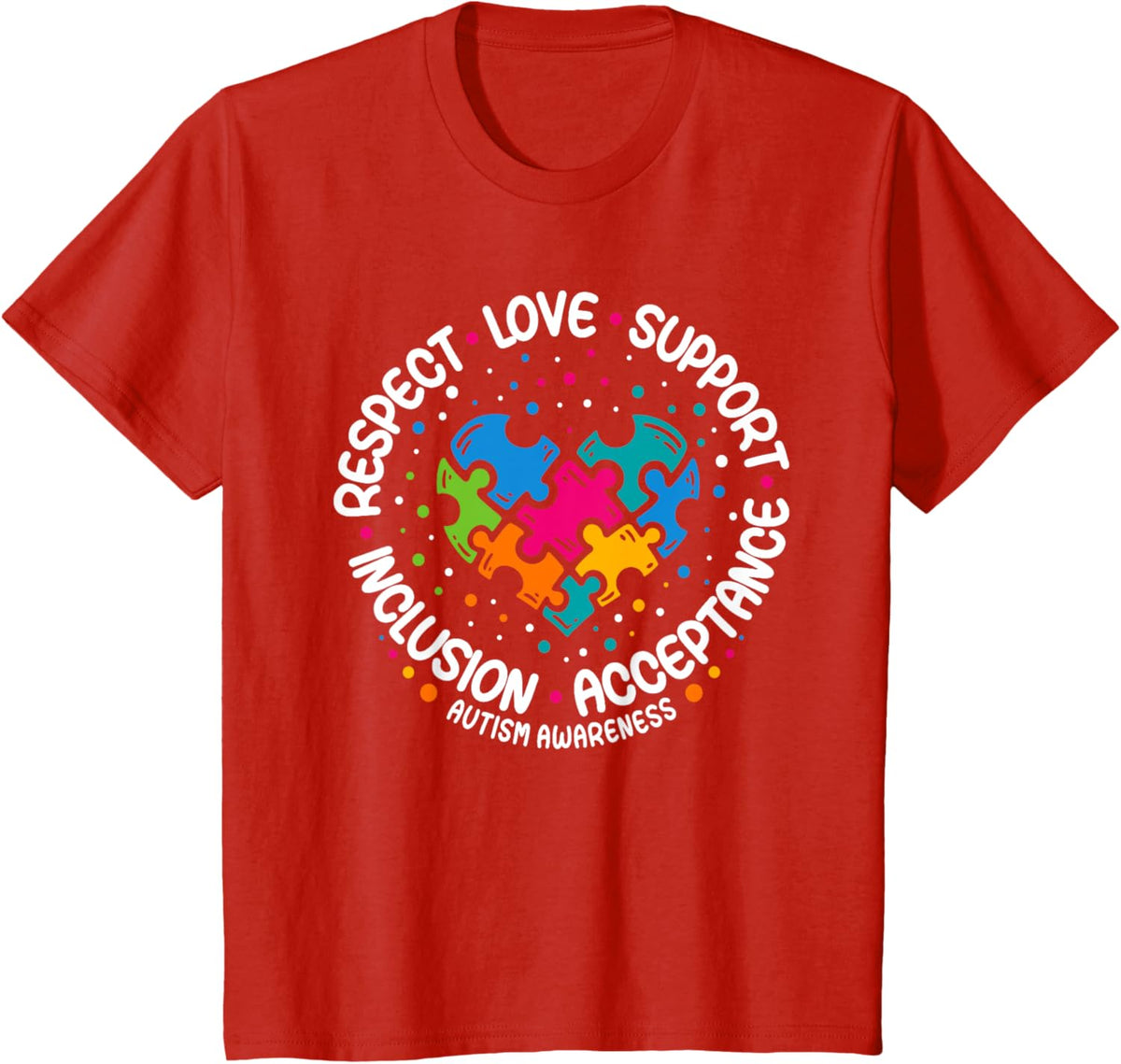 Autism Awareness Respect Love Support Blue Autism