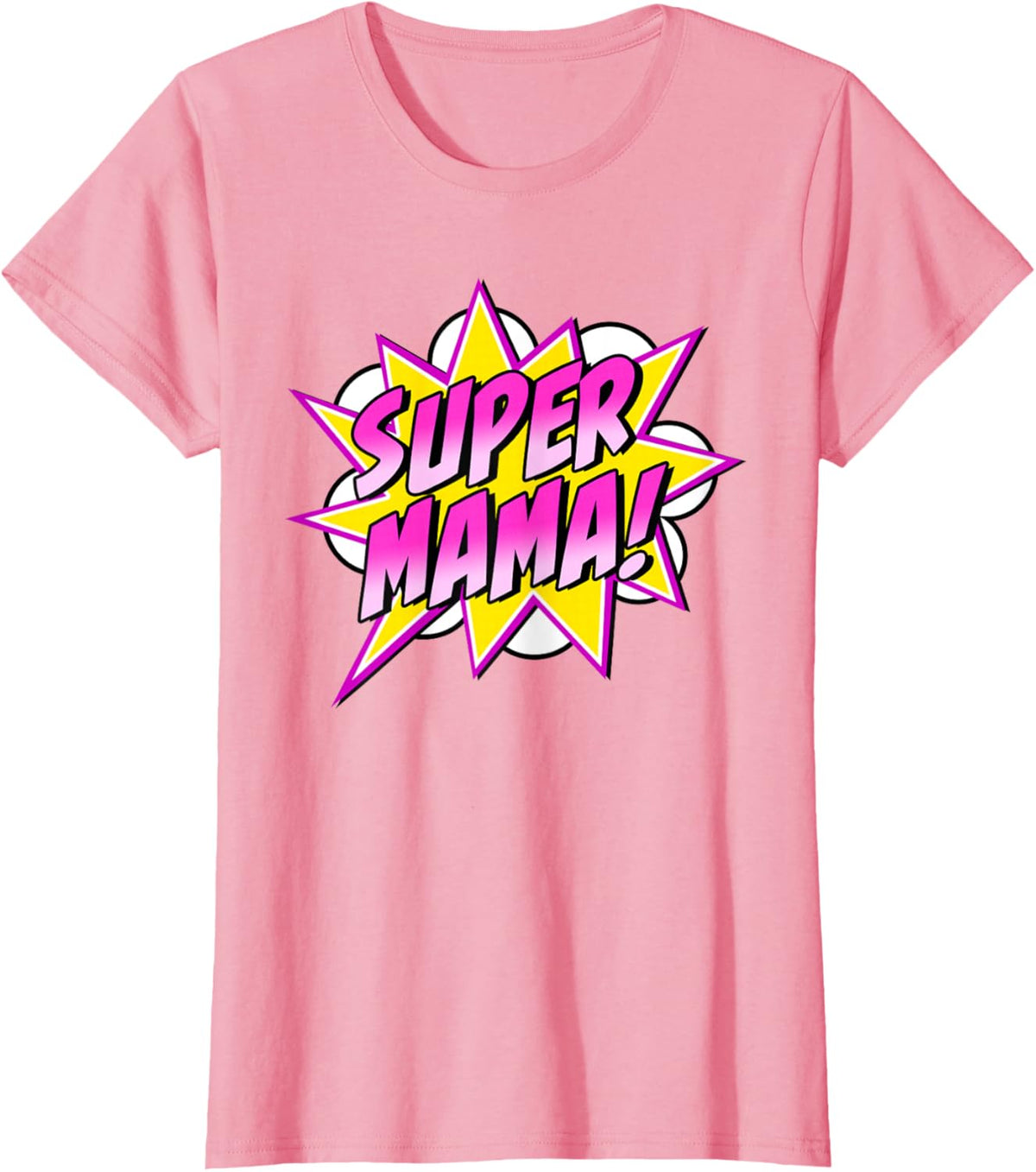 Super Mama Comic Book Superhero Mother's Day