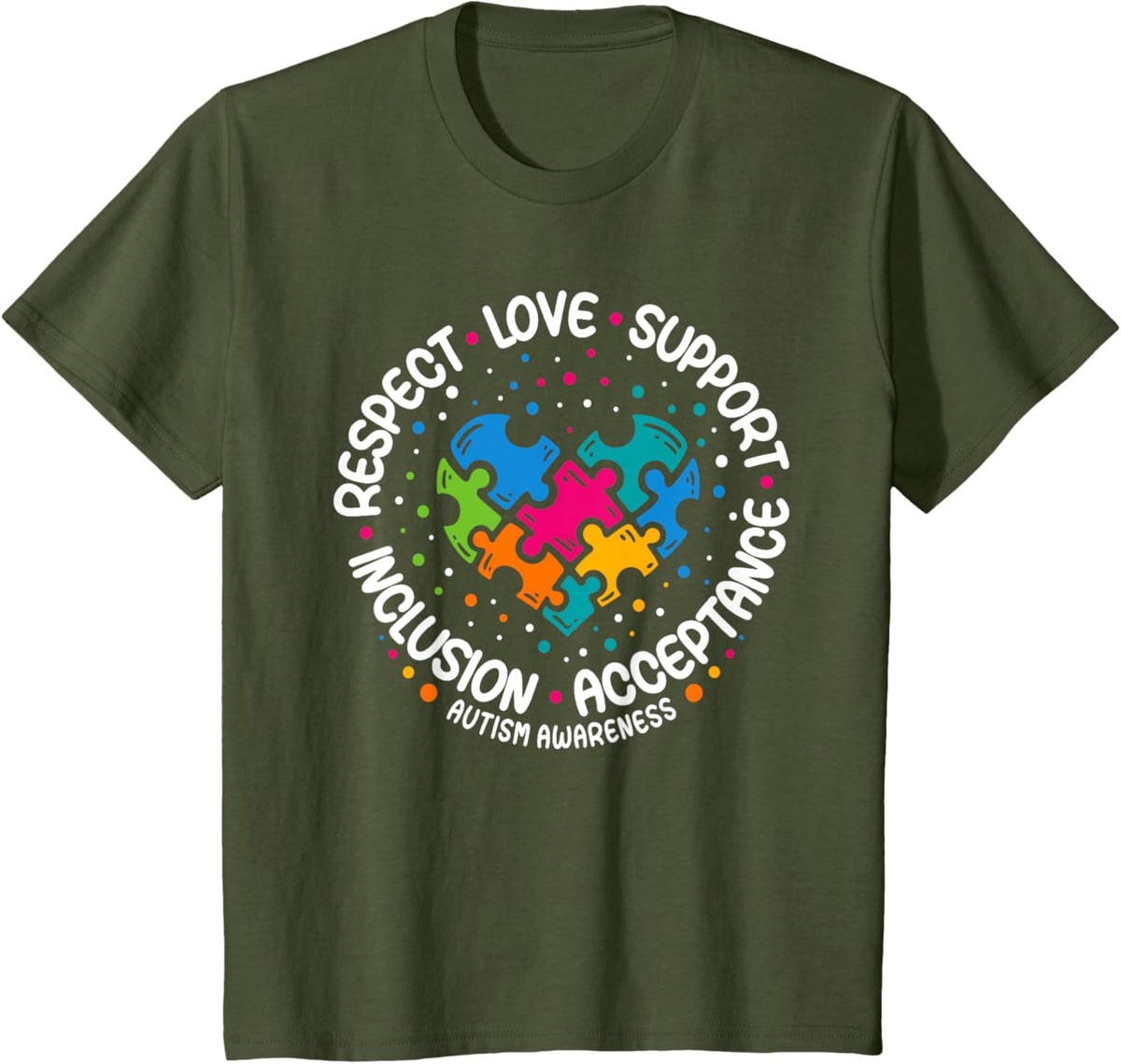 Autism Awareness Respect Love Support Blue Autism