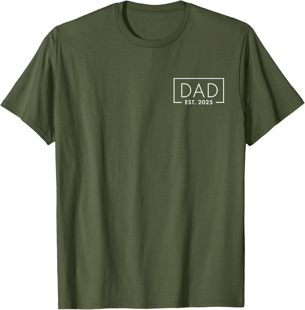 Birth Gift Co. Funny 1st Time Dad EST 2025 New Dad New First Fathers Day