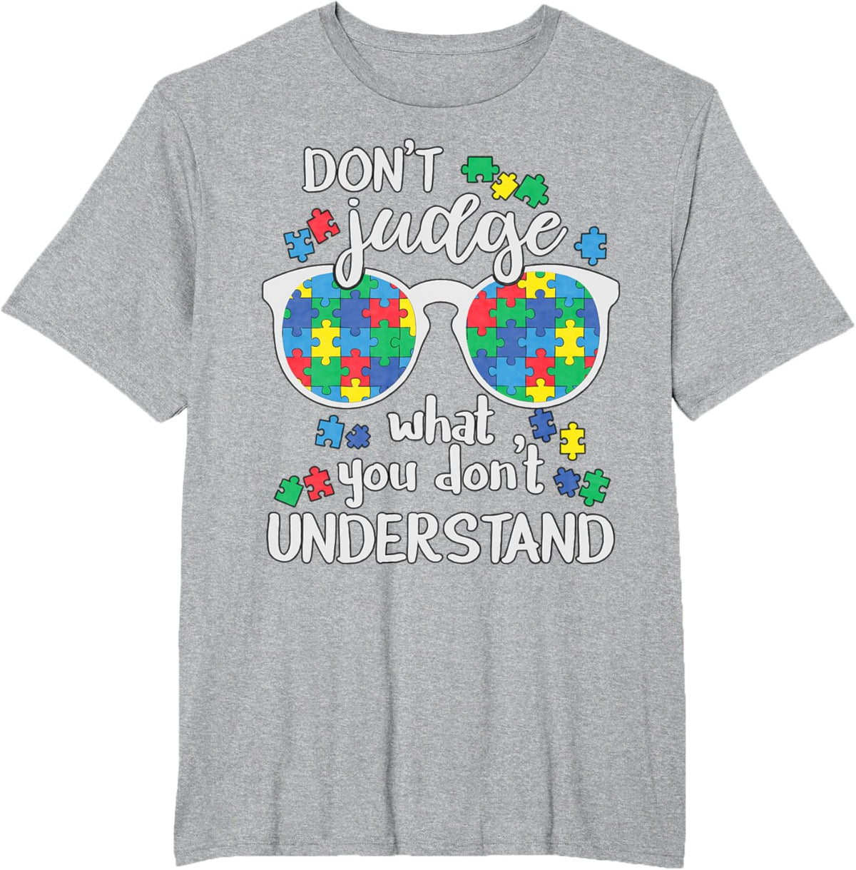 Don't Judge Understand Love Autistic Kids Autism Awareness
